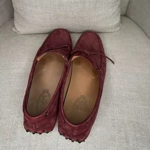Men’s rods loafers in suede burgundy Tod main image 3
